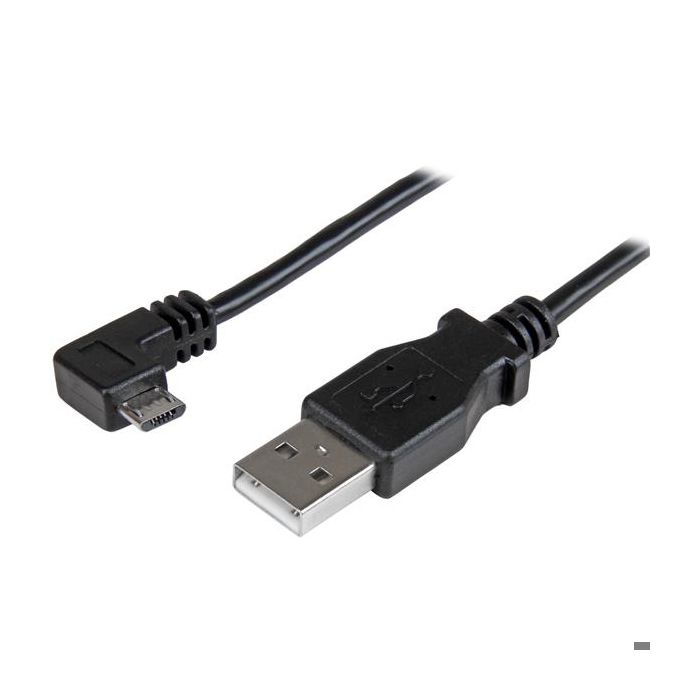 Cabo USB para Micro USB em ângulo reto de 50 cm - STARTECH - Blindado - Carregamento rápido