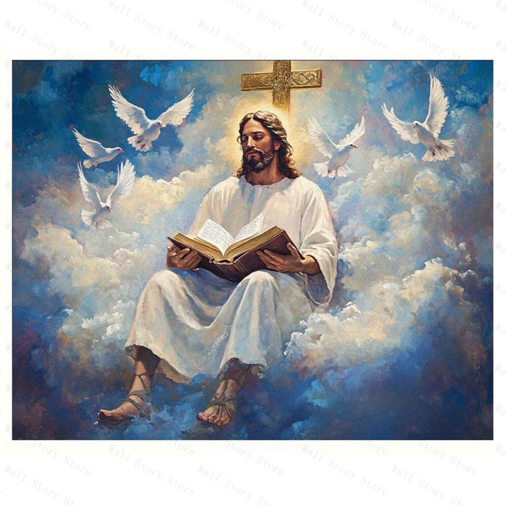 The Last Supper of Jesus and His Disciples Sunset Lake Christian Perfect Mural Family Gathering Bedroom Wall Decoration Tapestry