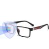 Grey Square Anti Blue Light Myopia Glasses for Women Men Computer Reading -1 0 to -4 0 Diopter Gafas