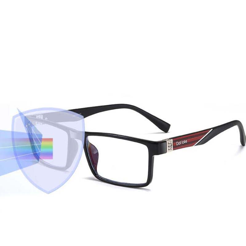 Grey Square Anti Blue Light Myopia Glasses for Women Men Computer Reading -1 0 to -4 0 Diopter Gafas