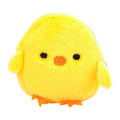 Coin Purse Plush Yellow Chicken Cartoon Pattern Cute Stylish Change Purse for Children Kids Gift