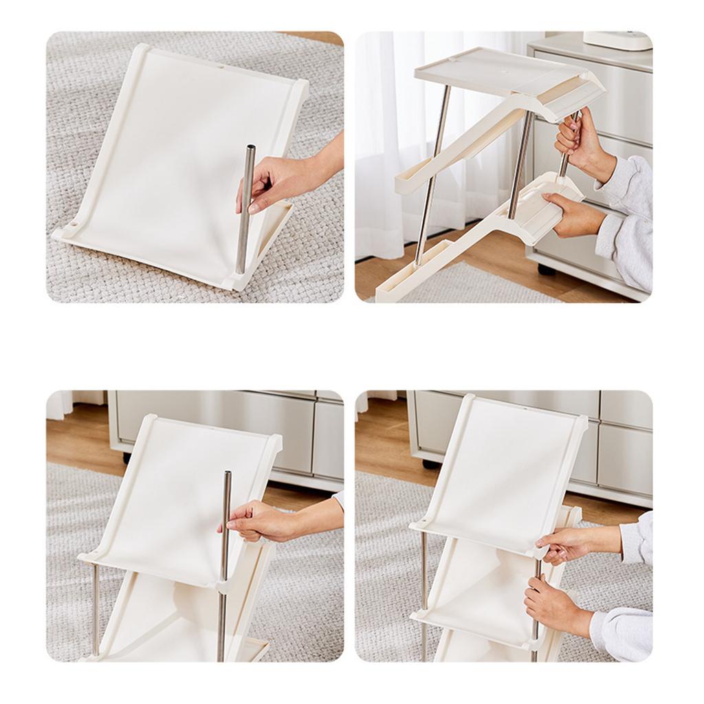 Slant Shoe Storage Stand Space Saving Multilayer Shoe Rack Organizer Small Footwear Shoes Shelf