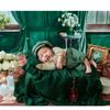 3pcs Newborn and One Month Old Baby Photography Clothing Accessories Monet Garden French Retro Gentleman Theme Photography Props