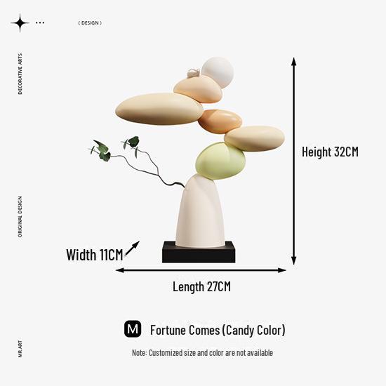 

Роскошная художественная тумба под телевизор с напольными украшениями - элегантный подарок для прихожей