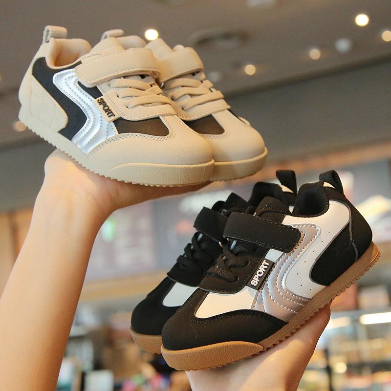 Kids Soft Sole Unisex Casual Sports Sneakers Boys Girls Breathable Training Board Shoes