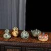 Cute Tea Set Ornaments Handmade Tea Play Figurine Frog Tea Pet  Living Room
