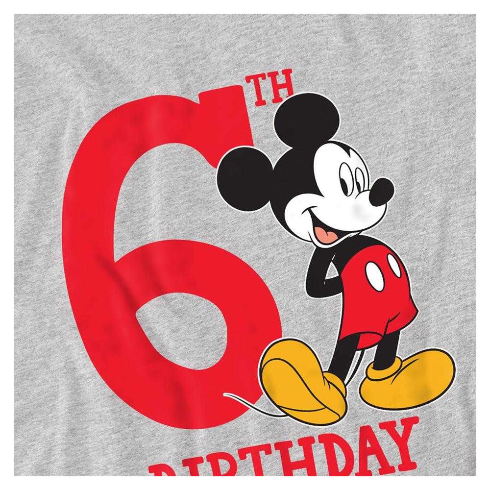 Disney Childrens/Kids Mickey Mouse 6th Birthday Sweatshirt