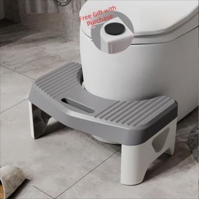 High Quality Waterproof Squatting Aid Footstool Non-slip Convenient Toilet Squat Stool Thickned Foot Stepping Household