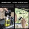 Minghui Quick-Open Double-Layer Glass Cup with Tea and Water Separation, Car-Mounted High-End Men's Cup.