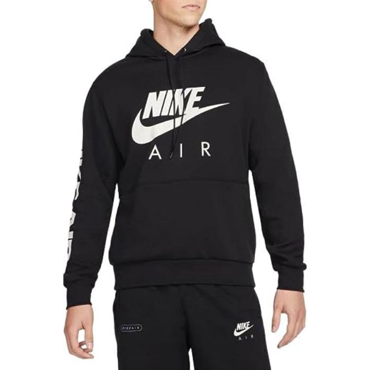 Nike Sweatshirts Men's Black Hooded Moderate Regular DM5202-010
