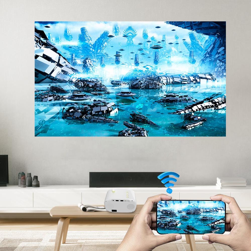 2026 Newest K3 Camping Smart Portable Quad Core Android 11 System Dual WiFi LCD Video 720P Home Theater Beamer 4K Projector