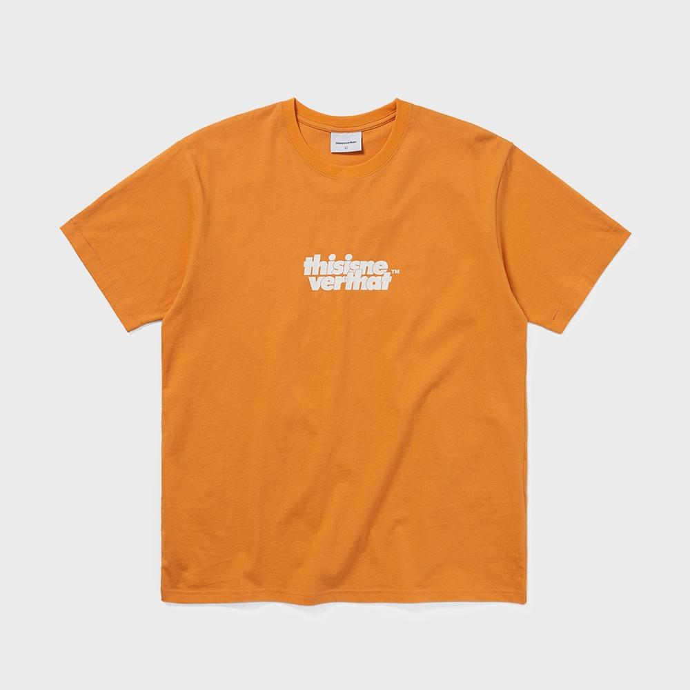 ThIs Is Never That Ol Logo Tee Orange S