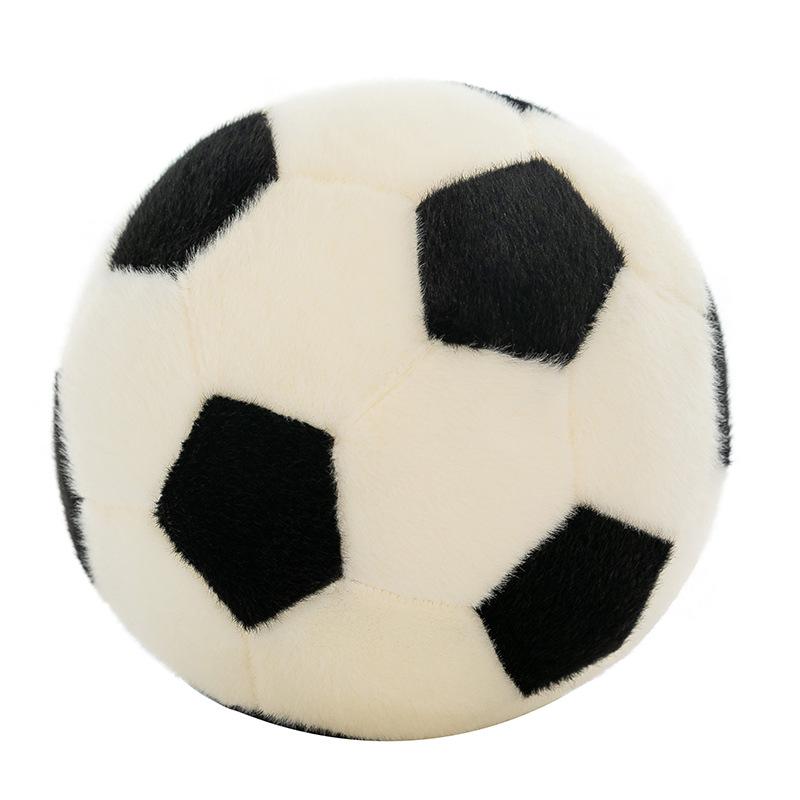 Cross-border Plush Sports Ball Toy - Cute Stuffed Animal Pillow for Kids