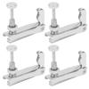 4Pcs Violin Fine Tuners 34?44 Cello String Tool Replacement Instrument AccessoriesSilver