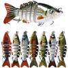 Lure bait13g 8cmDouble Hook3DEye Simulation Hard Bait for Bass and Red Snapper, Suitable for Freshwater and Saltwater Fishing