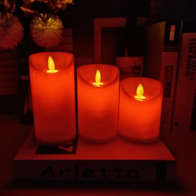 Lumière Éternelle Sans Flamme Légère Bougies Décoratives Ampoule Brillante Vacillante Sécurité pour Célébration de Festival Saisonnière