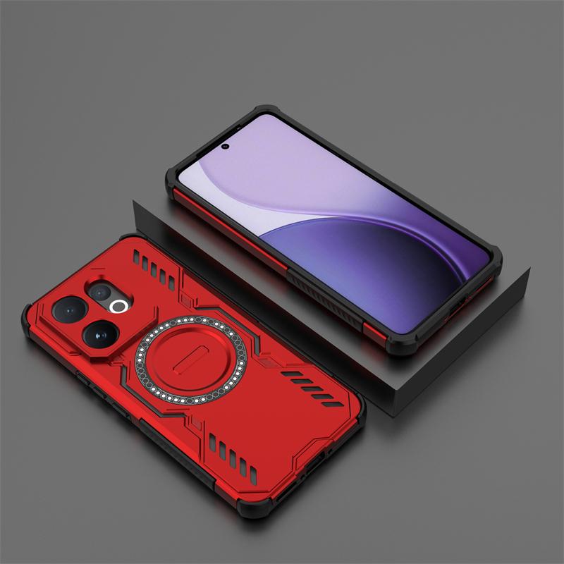 For Vivo V60 Case For Vivo V60 5G Anti-knock Magnetic Adsorption Wireless Charge Full Back Cover For Vivo V60 Case 6.77 Inch