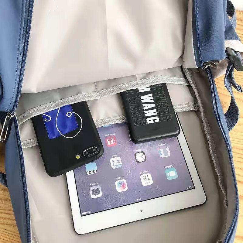 Women's Backpack School Bag, Campus High School Junior High School Student Versatile Trendy Backpack, Large Capacity School Bag, Office Computer Bag