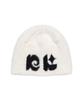 NEWKITSCH Nk Logo Jacquard Fur Beanie (White)