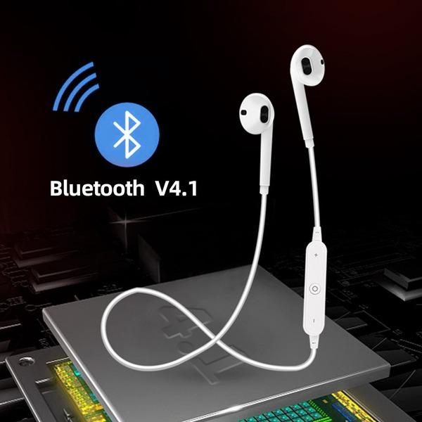 S6 Bluetooth 4.1 Headset Sport Wireless Headphone Mini In-Ear Mobile Earphone Comfortable S6 Stereo Talking & Music Earpiece