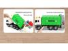 Inertial Garbage Truck Toy with Inflatable Lift and Sorting Bins - Kids' Sanitation and Sweeping Simulation