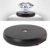 Electric Rotating Display Table LED Light 25cm Noiseless 20kg Load Capacity Turntable Display Stand for Jewelry