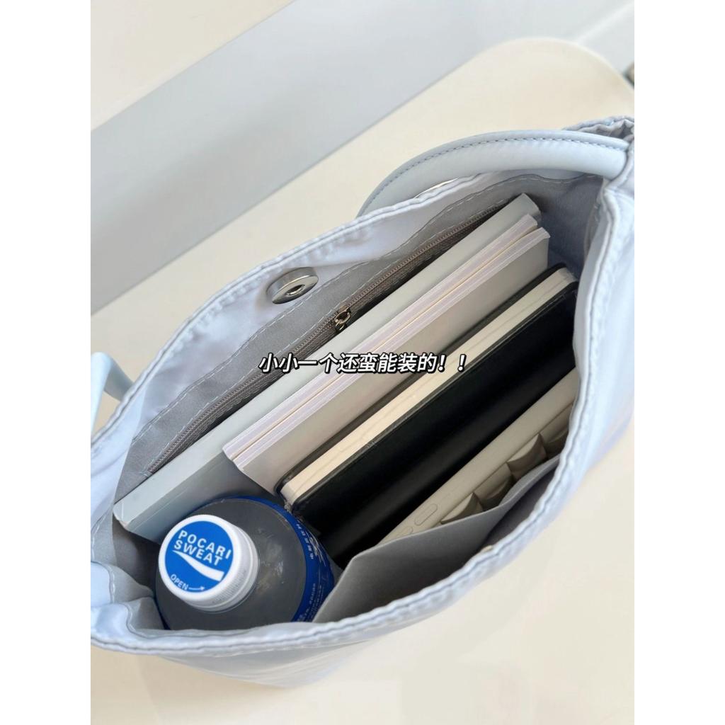 New Bucket Bag Women's Simple Casual Versatile Handbag Nylon Armpit Large Capacity