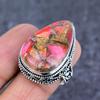 Natürlicher Kupfer-Rosa Turmalin 925er Sterlingsilber Schmuck Ringgröße 9 ET-4797