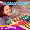Children Kids Pavements Sticks Assorted Multicolor Colours Art Floor Chalks