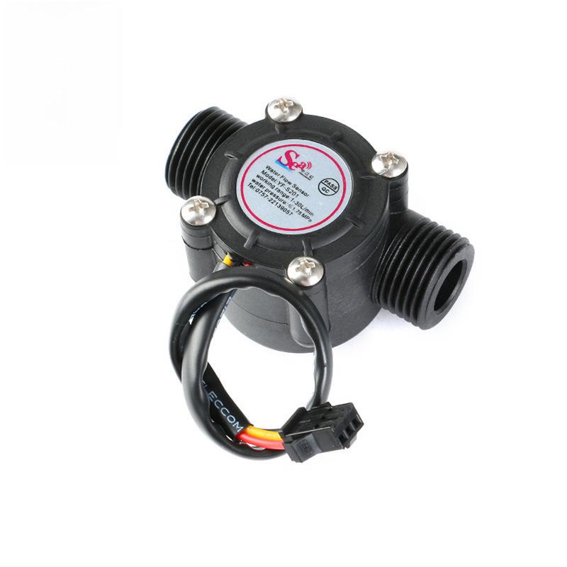 YF-S201 Water Flow Sensor, G1/2 Interface for Water Heaters, Vending Machines, and Dispensers
