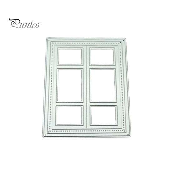 

Оконные металлические режущие штампы DIY записки бумажные карты фото ремесло трафарет плесень серебряный