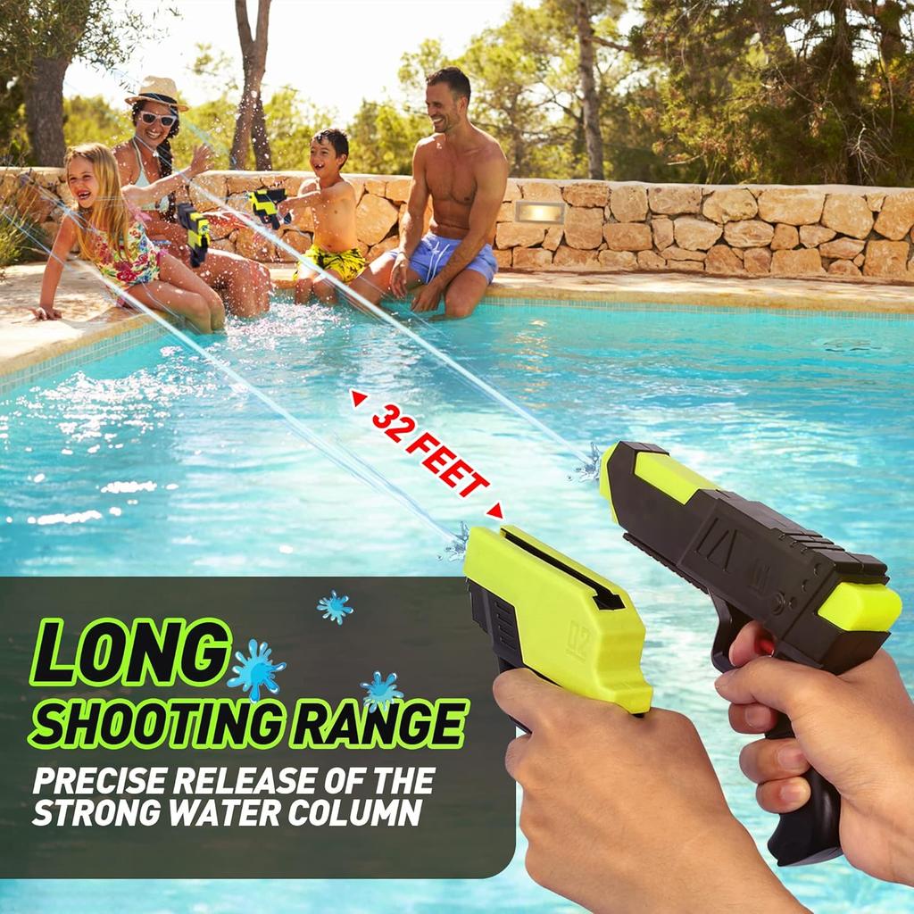 Manual Water Gun Toys Summer Outdoor Beach Water 2 in 1 Squirt Guns Swimming Pool Adults Boys Shooting Game Toy