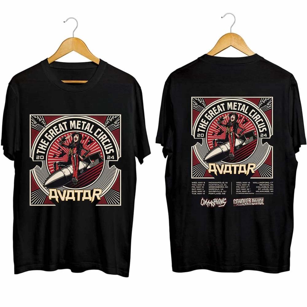 Avatar The Greatest Metal Circus Tour 2024 Shirt Avatar Band Fan Shirt S