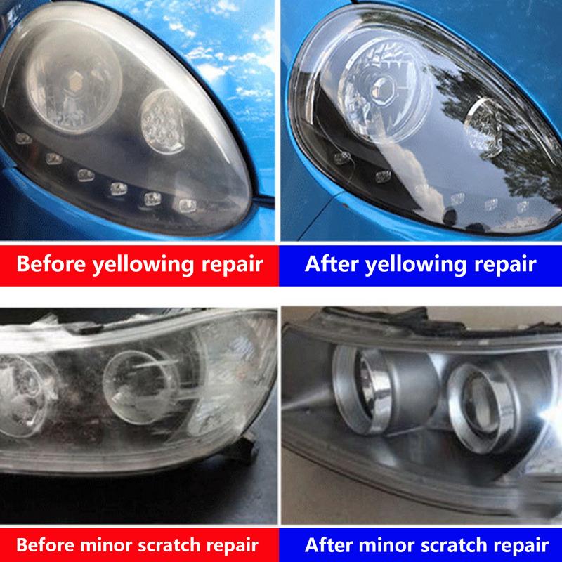 Innovative Headlight Repair Polish 150ml Headlight Restore And Protect Liquid Protective Headlight Restorer For Oxidation