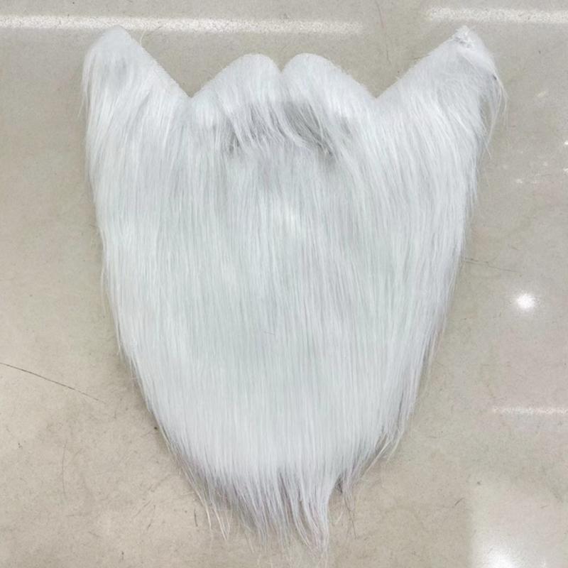 Barba Finta di Halloween Baffi Finti Divertenti Accessori per Travestimenti Baffetti Peli Facciali con Cordino Elastico Regolabile