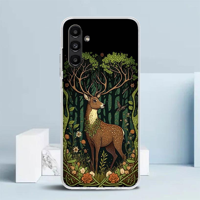 Lovecký maskáčový kryt na telefon pro Samsung Galaxy A17 A37 A57 A16 A15 A14 A13 A56 A55 A54 A53 A36 A35 A34 A33 A26 A25 A24 A23 Gala