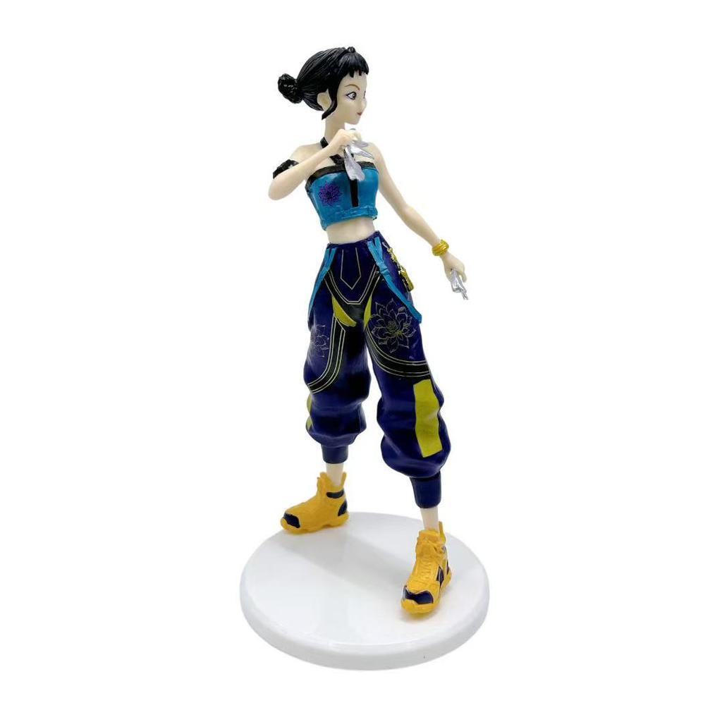 22cm Anime KPop Demon Hunter Statue Toy Doll Rumi Zoey Action Figure PVC Model Desktop Ornament Toy Fans Birthday Gift