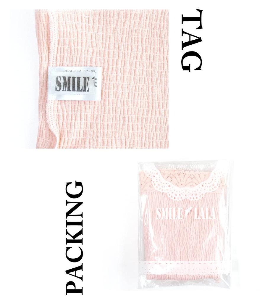 Smile LaLa Pink L Cotton Shirred Small Small Small Small Day and Adult Regular Soft Panties Women's Panties, Blend, Lace, Simple, Small, Underwear,