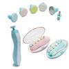 Baby Electric Nail Trimmer with Led Light Kid Nail Polisher Tool Baby Care Multifunctional Fingernail Cutter Trimmer Infant Manicure Set