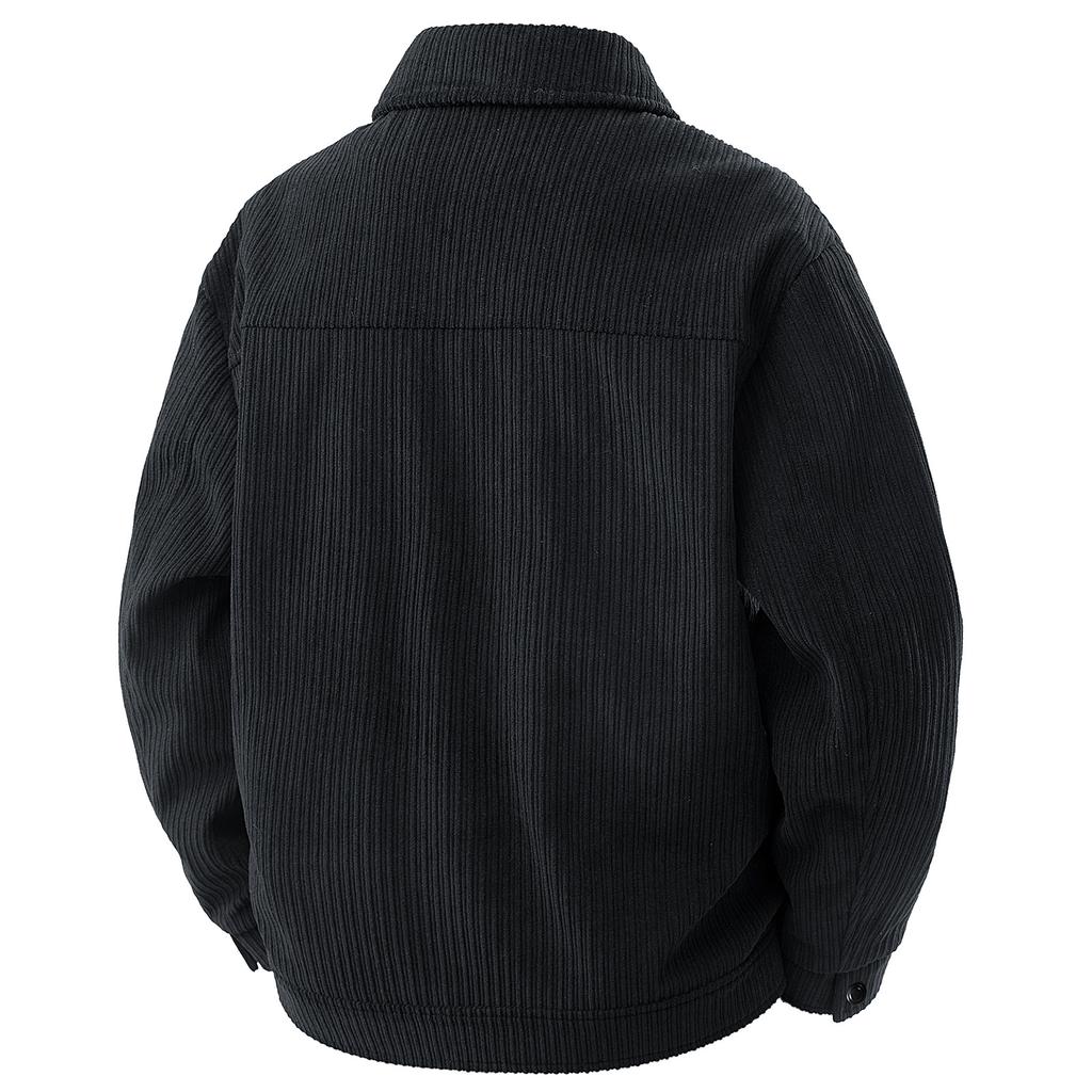 Spring and Autumn Corduroy Jacket Men's Lapel New Work Top Retro Casual Spring and Autumn Thin Jacket