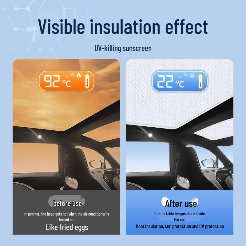 Nissan N7 Silicone Suction Sunroof Sunshade