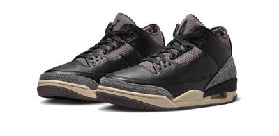 A Ma Maniere x Air 3 Black Air Jordan AJ3 Damskie FZ4811-001