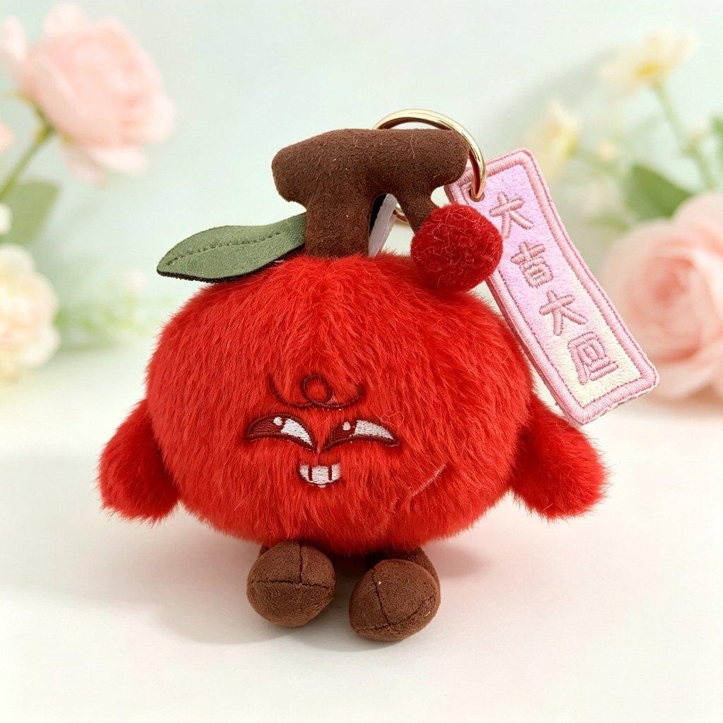 Fruit Plush Toy With Pp Cotton Filling For Graduation Gift And Party Decorations