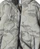 Travel Camo Light Quilted Jacket Grey