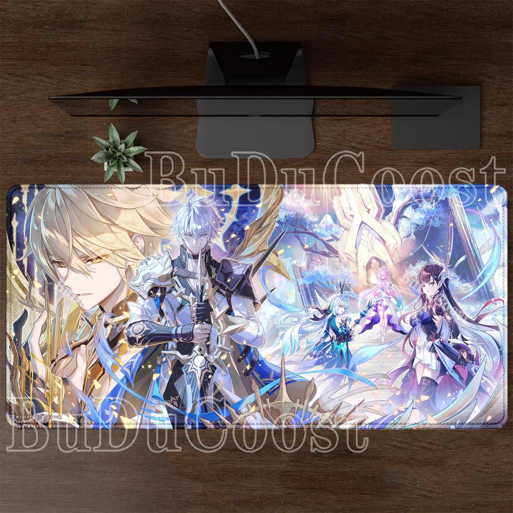 PC Gaming Mousepad HSR Phainon Honkai Star Rail HD Printing Computer Mouse Pad Office Accessorie Larger Keyboard Rubber Desk Mat
