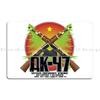 Soviet Kalashnikov Ak-47 Metal Signs Club Party Mural Wall Decor Vintage Ussr Weapon Retro Cccp Tin sign Posters