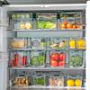 Multifunctional drain fresh-keeping box, refrigerator food freezing filter, storage box, fruit and vegetable sealed box with lid drain basket