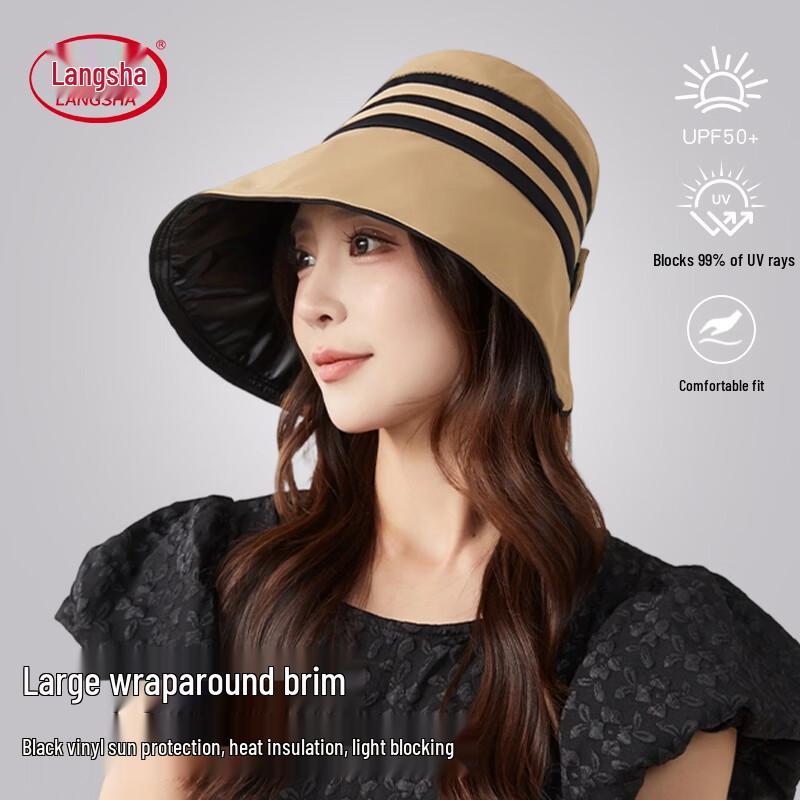 LangSha Women s Summer UV Protection Sun Visor Hat