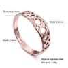 Twist Infinity Stainless Steel Ring Women Men Resizable Casual Finger Couple Rings Jewelry Anniversary Gift