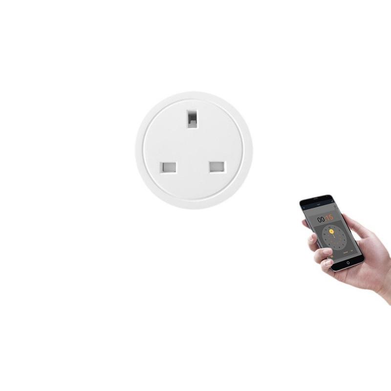 Graffiti Smart WiFi Socket 16A with Power Measurement, AI Voice & Mobile Control, UK Plug